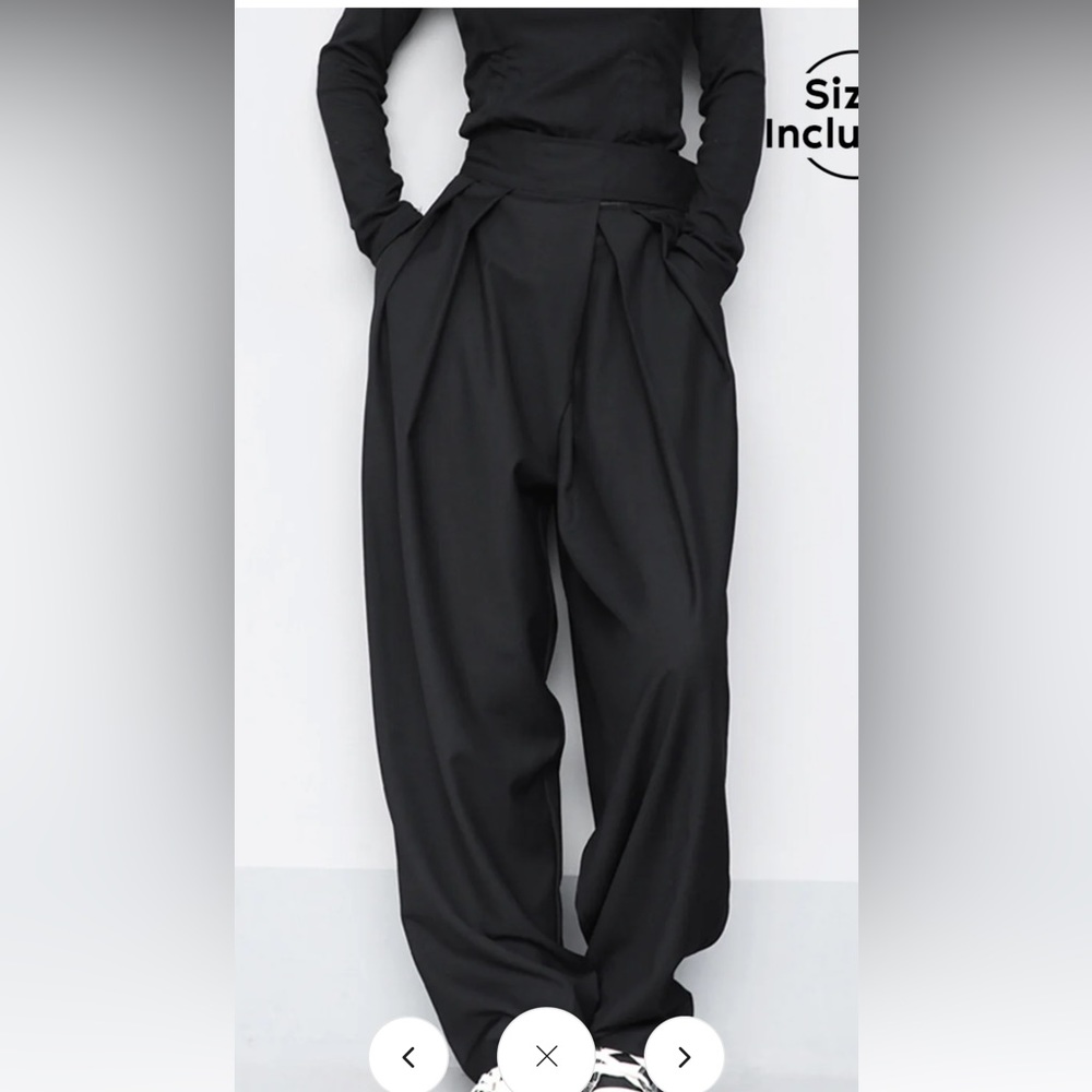 Slouchy high waisted pant